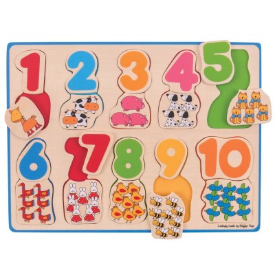 Number Counting Puzzle (Wooden)